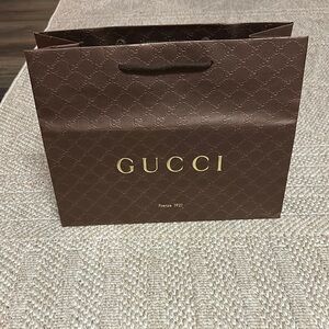 Gucci Brown Gift Box and Bag Set